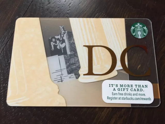 USA 🇺🇸 Series Starbucks "WASHINGTON DC 2015" Gift Card - New No Value