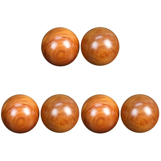 3 pares de bolas de fitness de mano bolas de ejercicio de masaje pequeñas bolas de baoding
