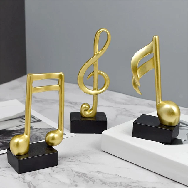 Style nordique résine Art  musique sous forme de Sculpture Ornement Figurine
