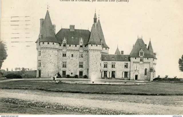 15253 cpa 19 Château de la Grénerie par Salon la Tour
