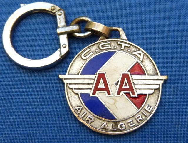 ANCIEN PORTE CLÉS Armée de l'Air française- S.I.R.P.A- Minitel 3614- Années 80 EUR 5,00