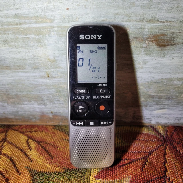 Sony ICD-BX112 Handheld Digital Voice Recorder TESTED! WORKS!