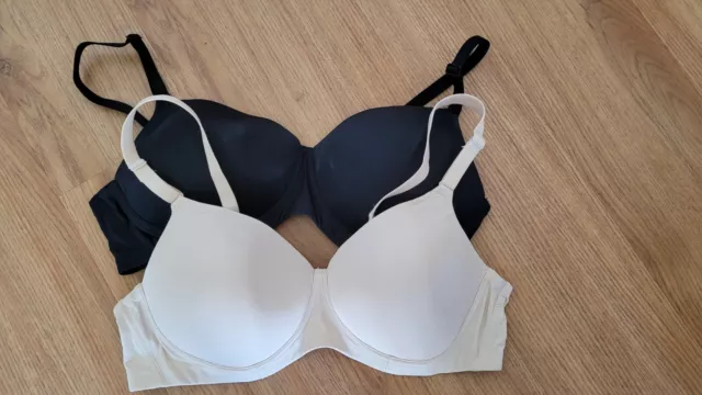 Ladies Maternity Bras, Mothercare, Blooming Marvellous, Wireless, Black, Beige 2