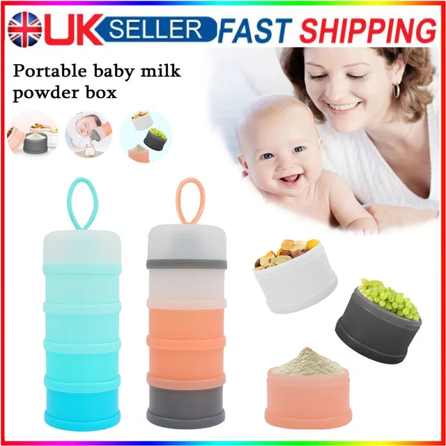 MILK POWDER DISPENSER 4layer Baby Feeding Formula Storage Pot Container