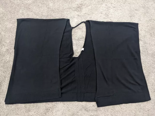 Lululemon Poncho Sweater Women’s One Size Black Knit Cardigan Open Front
