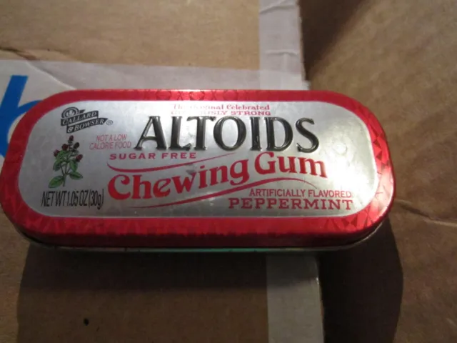 Altoids Peppermint Chewing Gum (EMPTY TIN) Very Rare Collectible