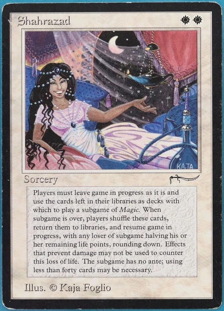 Shahrazad Arabian Nights PLD (Reserved List MTG Magic Card) (390767) ABUGames