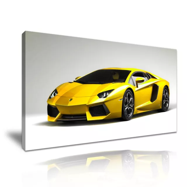 Super Car Canvas Wall Art Picture Print 60x30cm