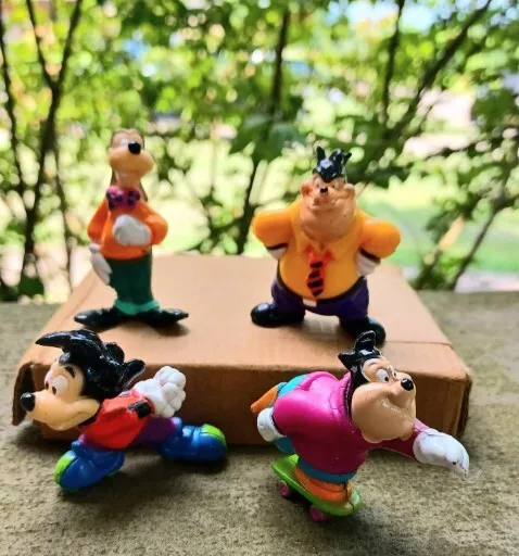 1992 Disney Kelloggs Goof Troop Figurines Complete Set of 4 pvc