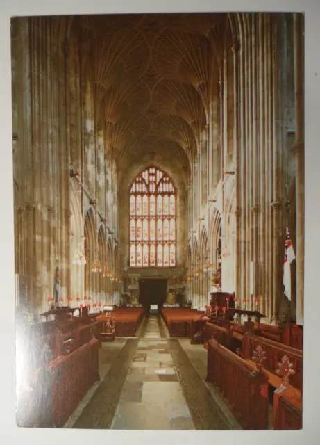 Stampmart : England Gb Uk Bath Abbey Avontowards West Door Unused Postcard