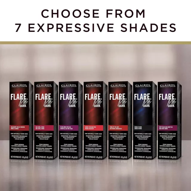 Clairol Flare Me Dark Permanent Hair Color 2oz (Choose your color)