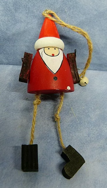 19644. Kleiner Weihnachtsmann  Weihnachten Holz Christbaumschmuck