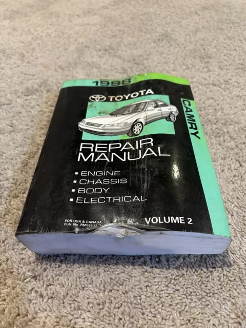 1998 Toyota Camry Shop Service Repair Manual Book Engine Drivetrain OEM Volume 2