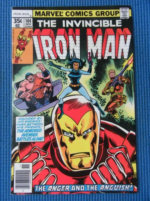 Invincible Iron Man # 104 - (Nm+) -The Anger & The Anguish-Triad-Jack Of Hearts