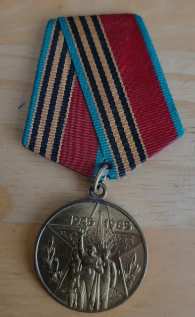 World War 2 WW2 Russian Convoy 40 Years Jubilee Medal Awarded To British Citizen