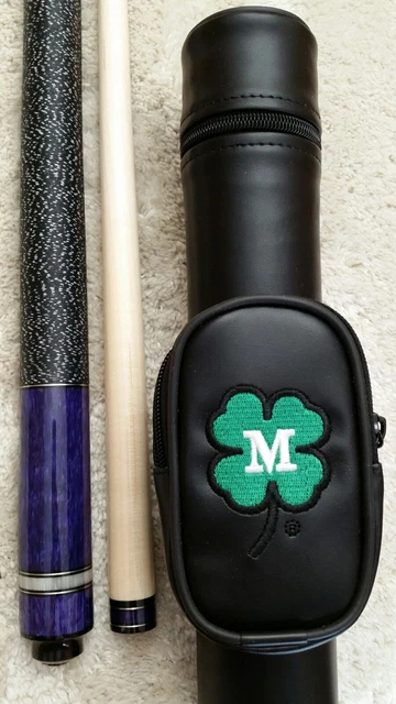 Mcdermott Pool Cue | Hustler S1 Mcdermott Star Cherry Stain Two Piece Billiard Table Pool Cue Stick 1 thumbnail image