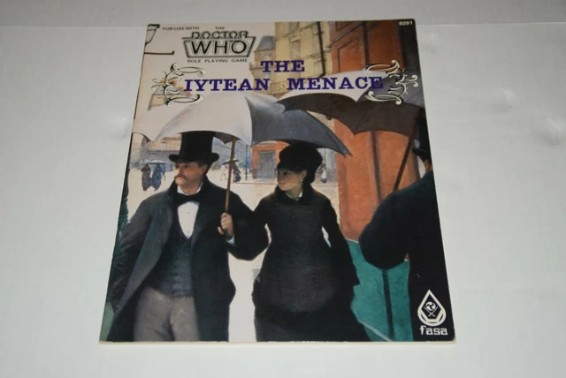 DOCTOR WHO 1985 The Iytean Menace FASA RPG 9201 Role Playing Game £34. ...