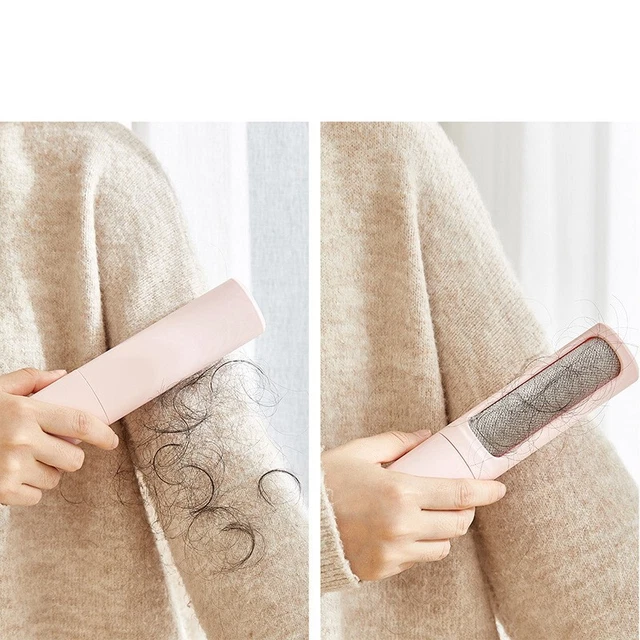 2-1 Reusable Pet Hair Remover Brush Portable Lint Roller For Cat & Dog Fur Hair 2