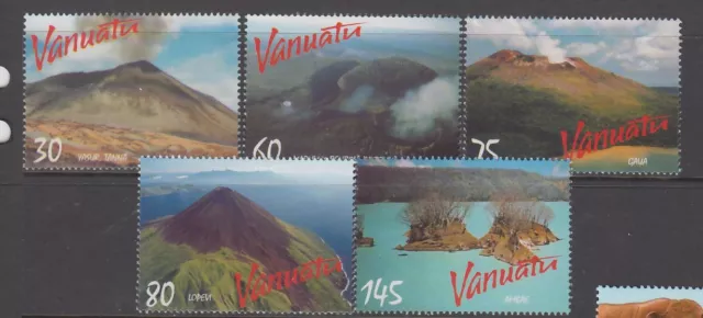 Vanuatu - Volcanoes in Vanuatu Issue (Set MNH) 1998 (CV $7)