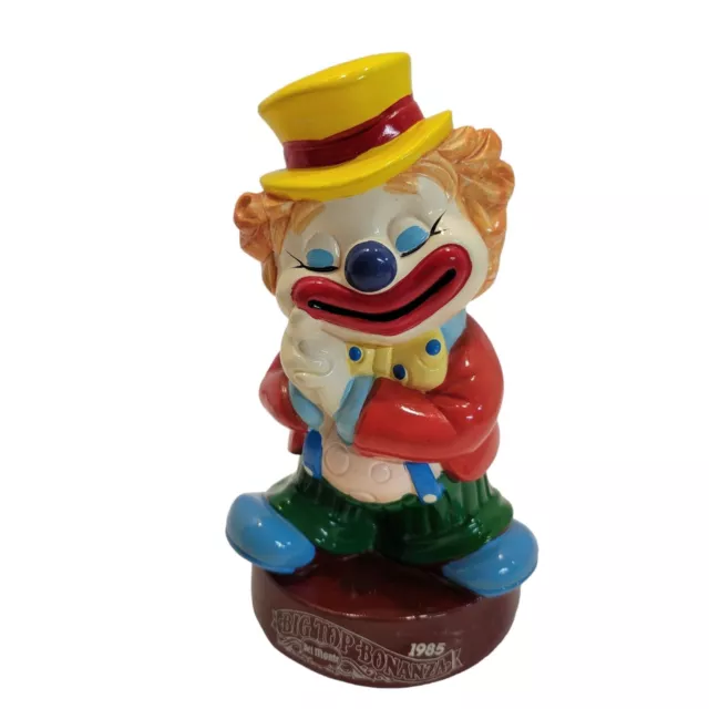 Vintage 1985 Del Monte Big Top Bonanza Circus Clown Coin Piggy Bank