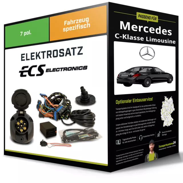 Elektrosatz 7-pol spezifisch für MERCEDES C-Klasse Limousine 07- NEU