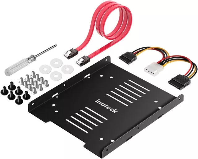 Kit montaggio telaio per HDD/SSD Hard Disk da 2.5 pollici a 3.5 pollici, includ