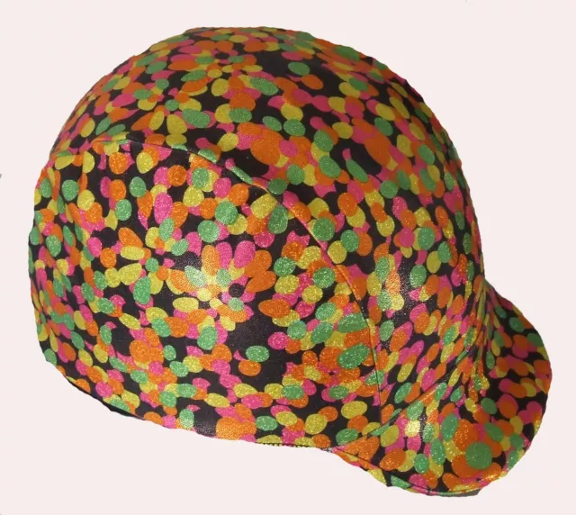 Ecotak Lycra Helmet Cover - Fireworks Ecotak