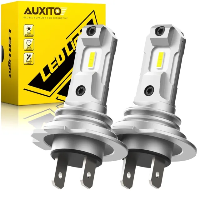 AUXITO LED High/Low Beam Conversion Kit H7 Bulbs 11000LM 110W Super Bright 6500K