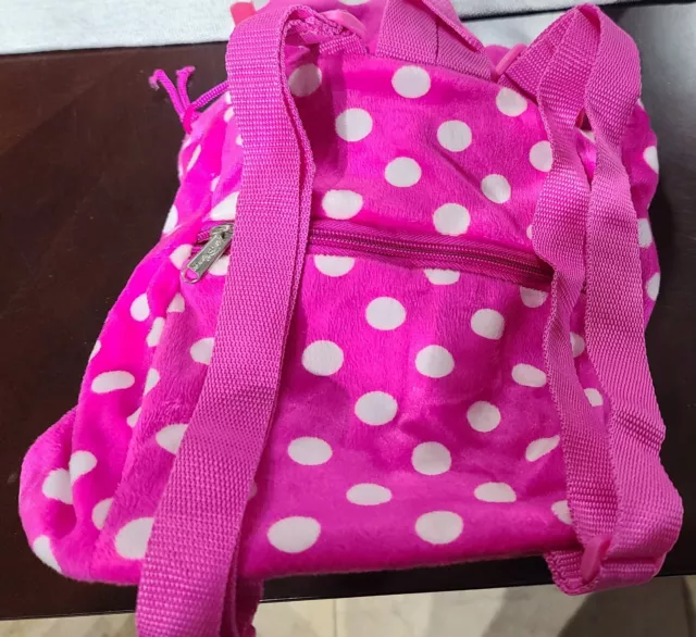DISNEY NEW Mini mouse Pink Polka Dot backpack Without Tags. From Disney ...