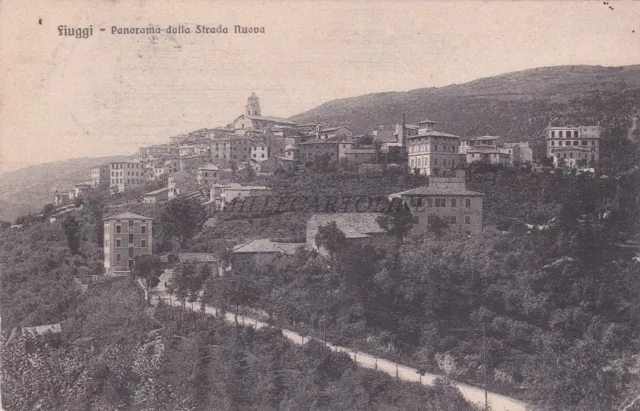 FIUGGI - Panorama dalla Strada Nuova 1912