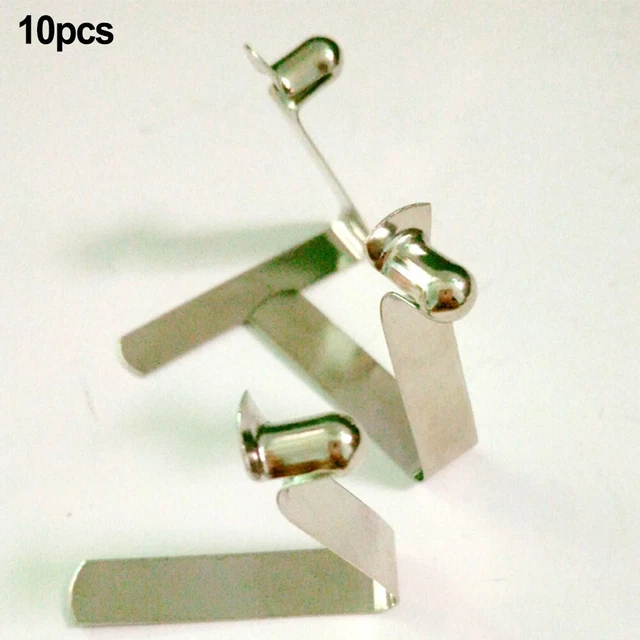 10 pièces bouton ressort Snap Clip verrouillage Tube broche-pour tube