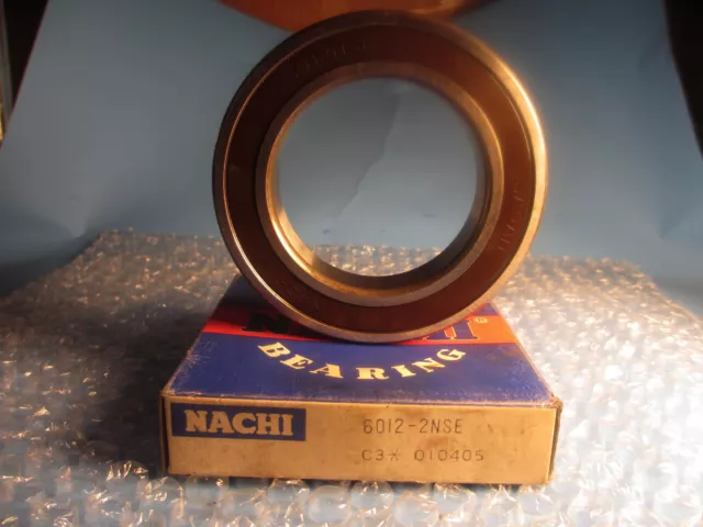 NACHI 6012 2NSE, Deep Groove Roller Bearing, (=2 SKF 6012 2RS JEM)