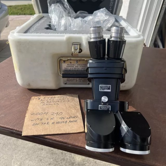 Bausch & Lomb Stereo Microscope w/ Zoom 95 Camera Lens 2x Map Reader