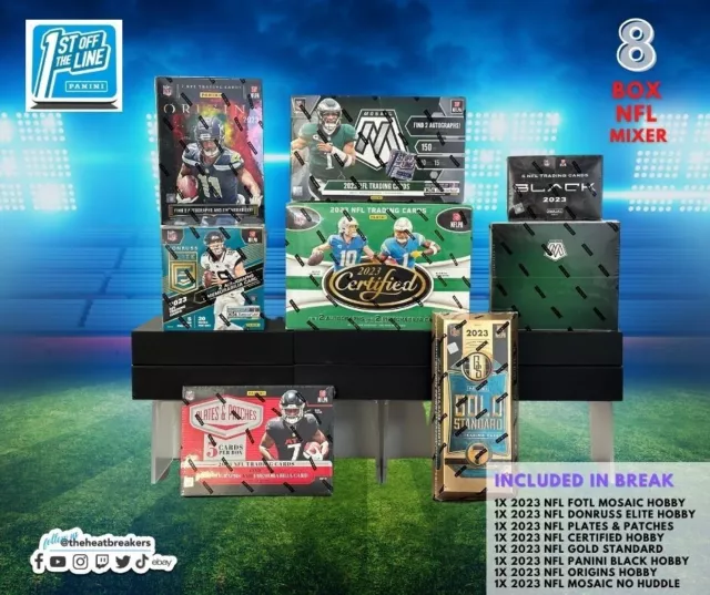 BUFFALO BILLS 2023 NFL FOTL MOSAIC FOOTBALL 8 HOBBY BOX BREAK 888 49.
