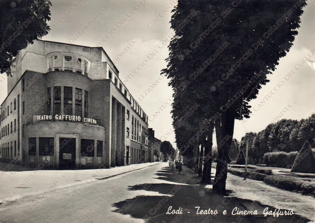 1950c LODI Teatro Cinema Gaffurio Cartolina animata
