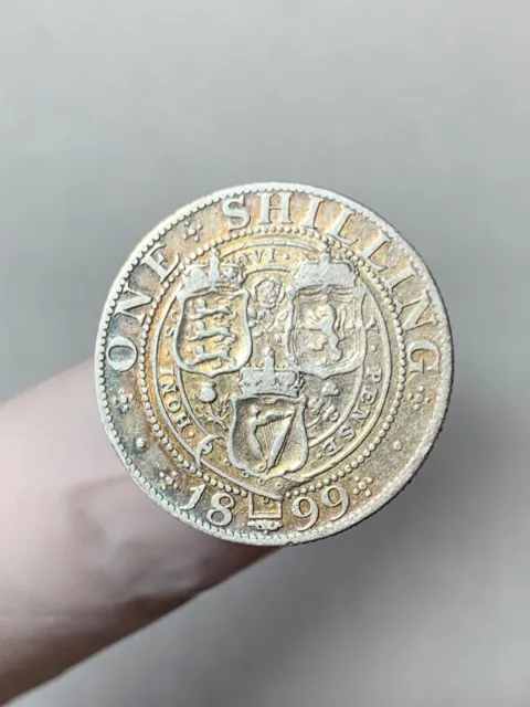 r62_583) Great Britain Victoria - 1 Shilling 1899 silver