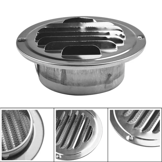 80mm/100mm/120mm/160mm Stainless Steel Round Louver Air-Vent Air-Outlet