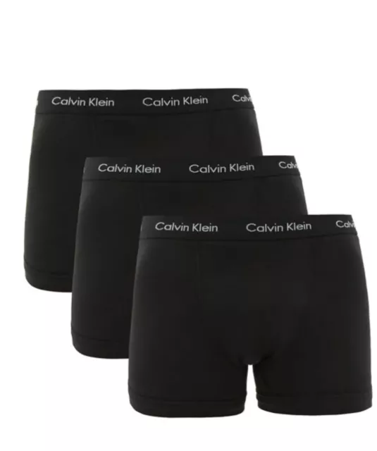 CALVIN KLEIN CK Mens Underwear Comfort Fit Trunks Underwear Men 3-Pack S M L XL