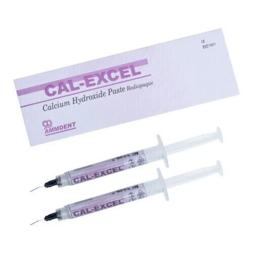 Ammdent Cal-Excel - Pâte radio-opaque à l'hydroxyde de calcium 2x2gm