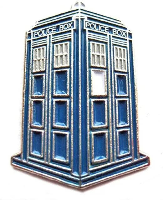 Tardis Blue Metal Enamel Pin Badge Dr. Who Science Fiction