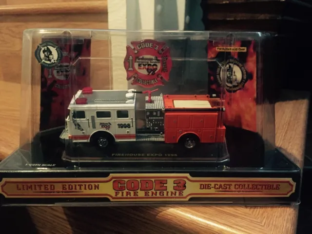 Limited Edition Code 3 Fire Engine -From Firehouse EMS Expo 1998