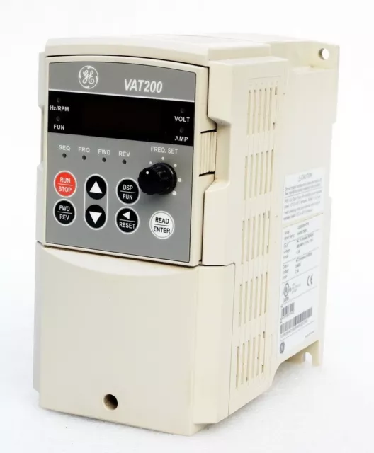 Nos Ge General Electric Vat200 Variable Speed Ac Drive 3Phase Model U203X00K7Fs