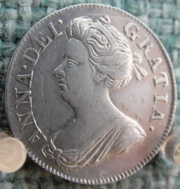 1713 Silver Fourpence of Queen Anne