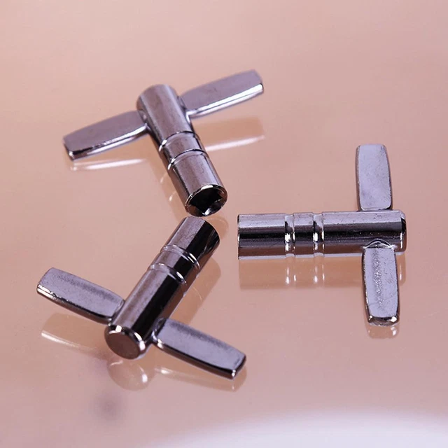 Drum Tuning Key Adjustment Wrench Silver Metal Percussion A7Z8 M2Y0 C8H5 I9I2
