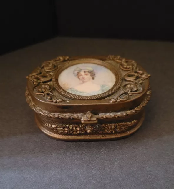 Antique Portrait Box