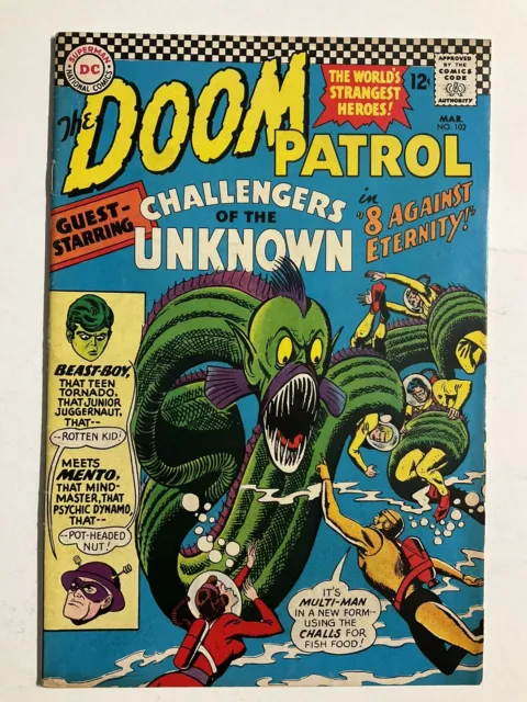 Doom Patrol 102 Fn- Fine- 5.5 Dc Comics