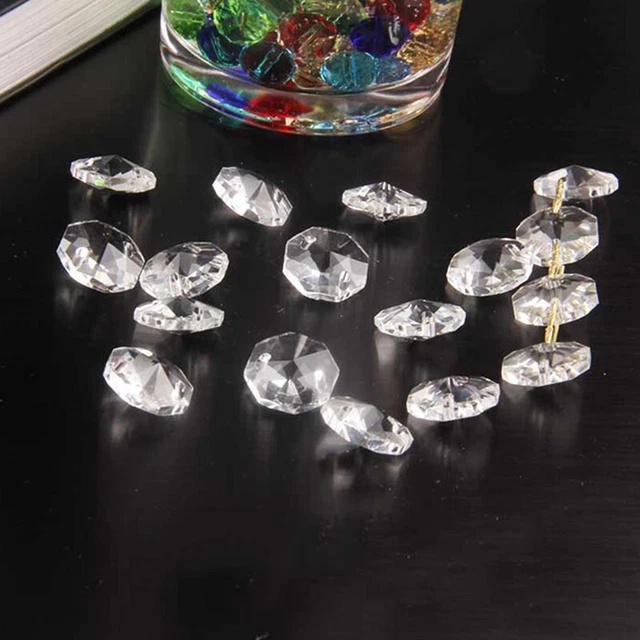 Piezas de repuesto vidrio de perlas de cristal lámpara de araña pieza de repuesto luz prisma oficina