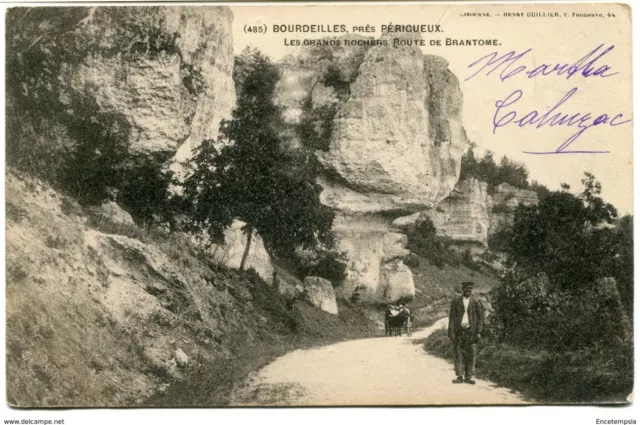 CPA - Carte postale -France -Périgueux - Bourdeilles - Route de Brantome - 1904