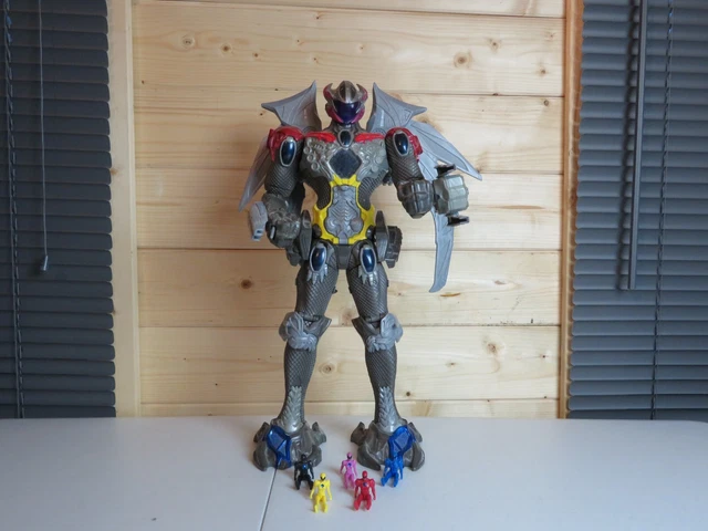 POWER RANGERS MOVIE Interactive Megazord Wings + All Power Ranger ...