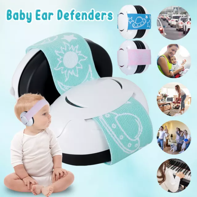 Children Kids Baby Folding Ear Defenders Noise Reduction Protectors Adjustable^♯